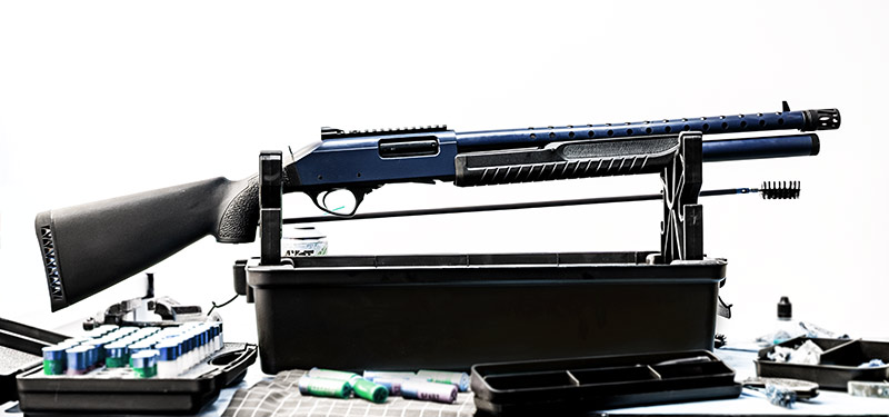 Pump-Action-Schrotflinte